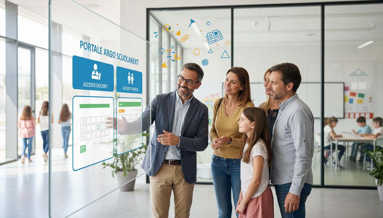 portale argo scuolanext: accesso dedicato a docenti e famiglie per gestire comunicazioni, compiti e attività scolastiche in modo semplice e veloce.