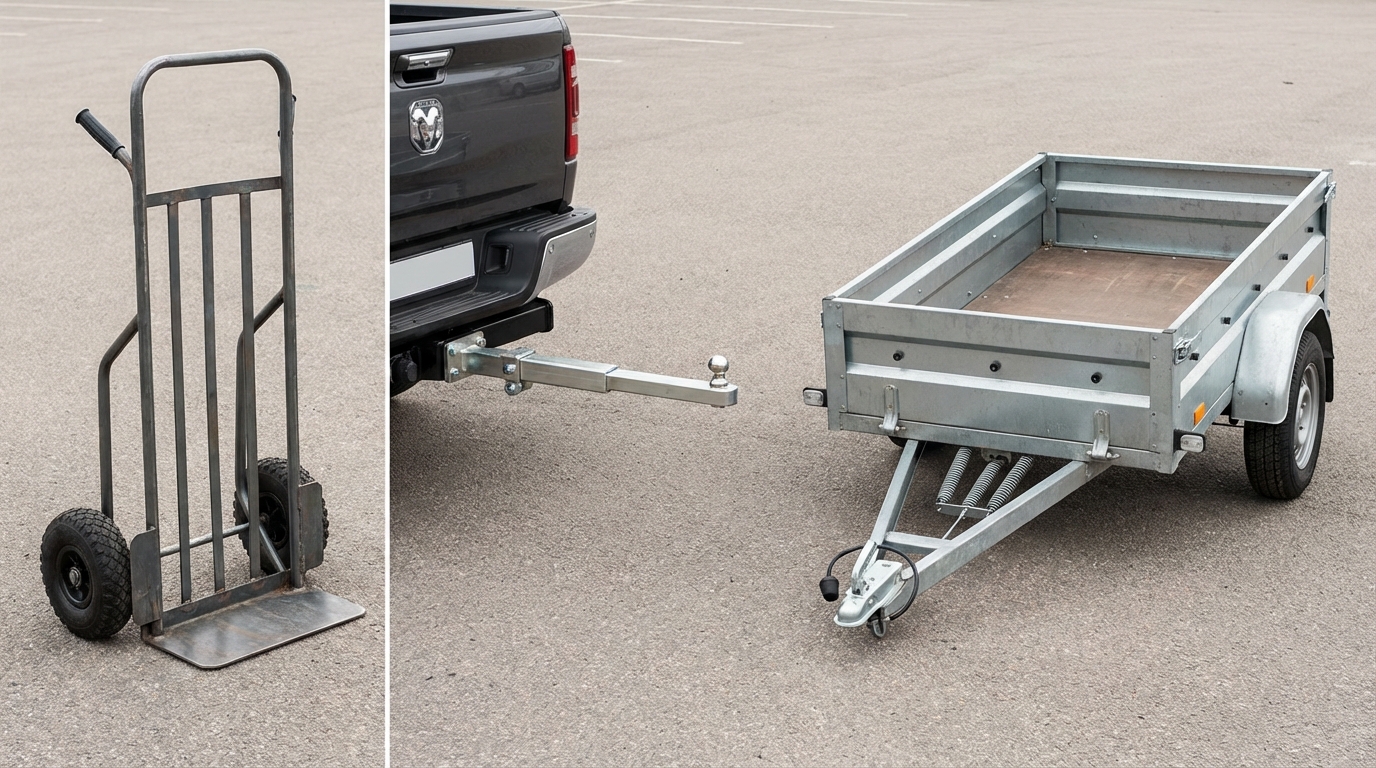 scopri le differenze tra carrello, appendice e rimorchio per scegliere la soluzione ideale per le tue esigenze di trasporto.