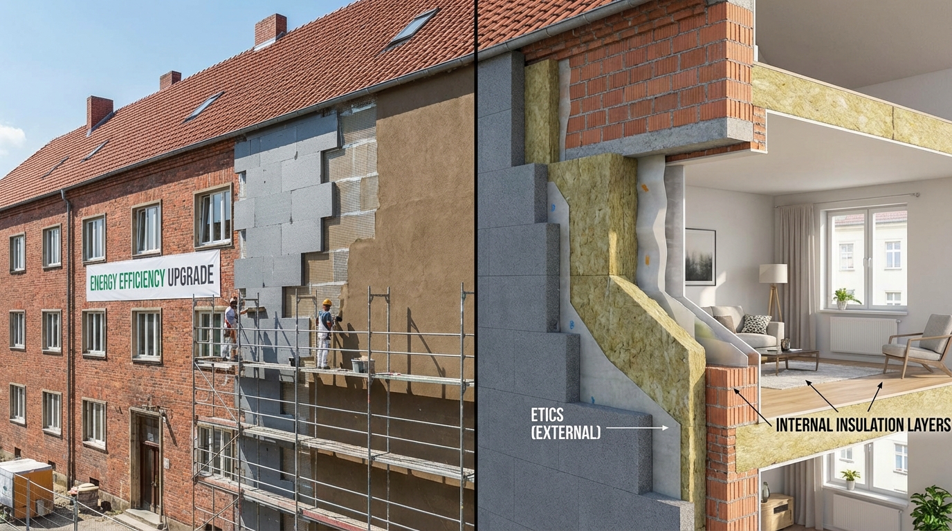 scopri come scegliere il cappotto termico perfetto per la tua casa. confronta le soluzioni a cappotto interno ed esterno per migliorare l'isolamento e il comfort energetico.