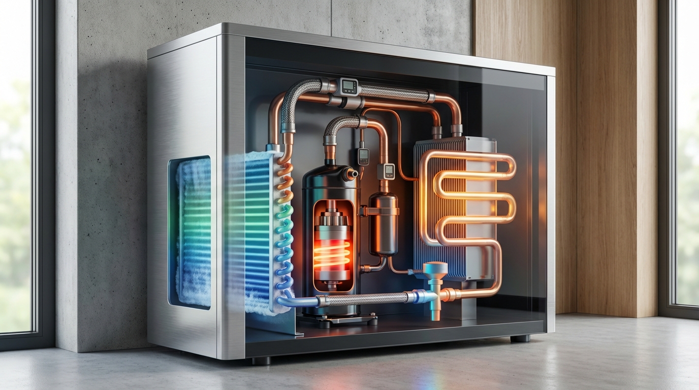 scopri come funziona una pompa di calore, il sistema efficiente per riscaldare e raffreddare la tua casa risparmiando energia.