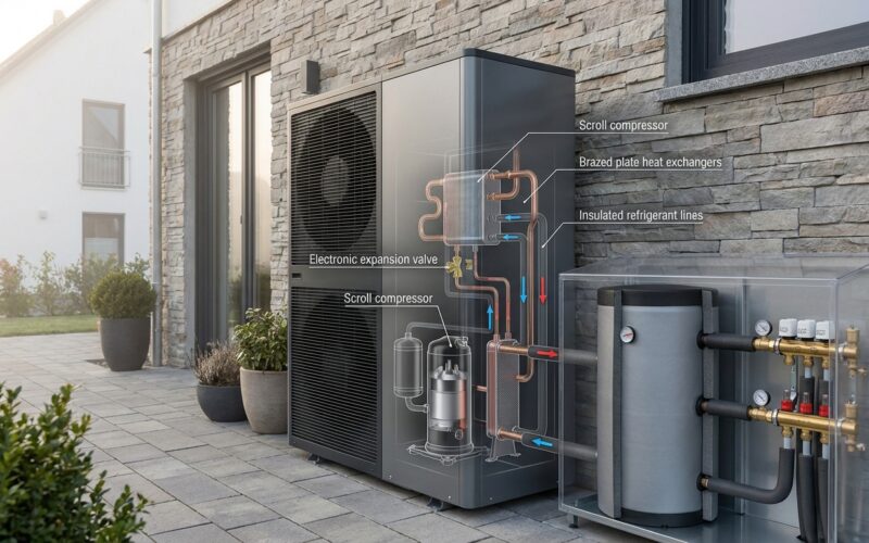 scopri come funziona una pompa di calore, il sistema efficiente per riscaldare e raffreddare la tua casa risparmiando energia.