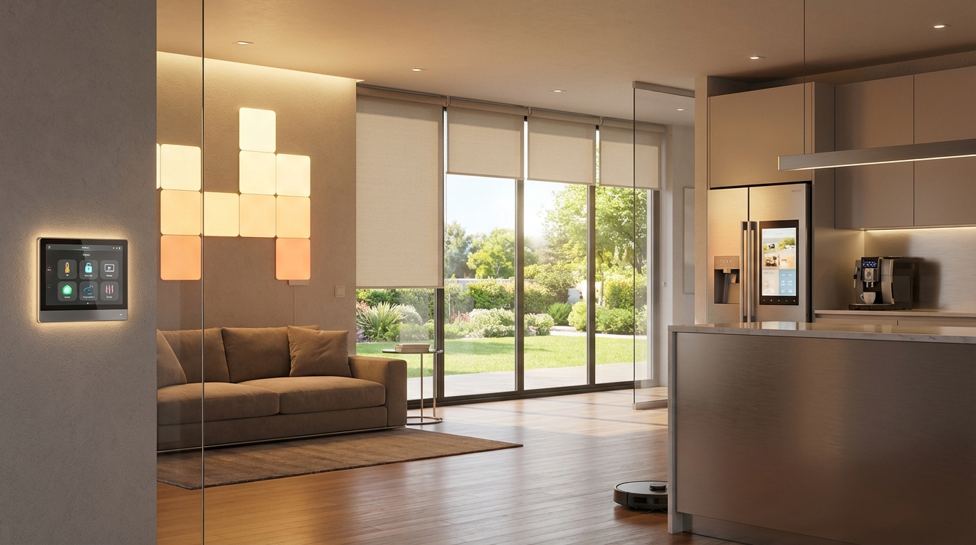 scopri tutto sulla casa intelligente con la nostra guida completa: tecnologie, vantaggi e consigli per rendere la tua abitazione più connessa e sicura.