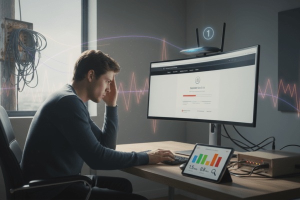 scopri le 10 cause principali di un internet lento e come risolverle facilmente. include un test di velocità per monitorare la tua connessione.