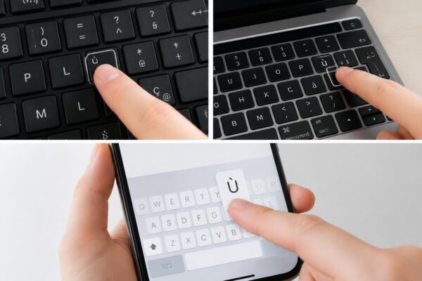 scopri come digitare facilmente la lettera ù maiuscola su windows, mac e telefoni con semplici istruzioni passo passo.