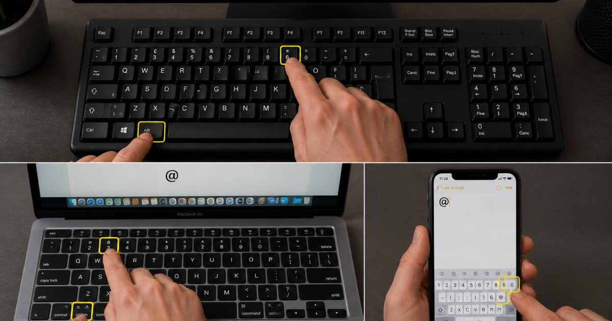 scopri come digitare facilmente la chiocciola @ su pc, mac e smartphone con questa guida semplice e veloce.