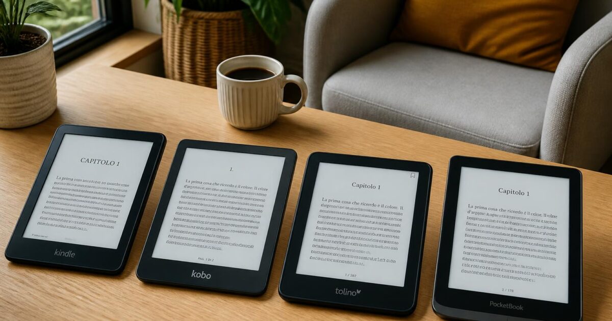 scopri i migliori e-reader del mercato: confronto dettagliato tra kindle e le sue alternative per scegliere il dispositivo perfetto per te.
