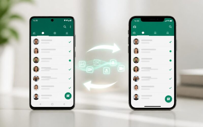 scopri come trasferire facilmente le chat di whatsapp tra android e iphone con questa guida passo passo, per mantenere tutte le tue conversazioni sempre a portata di mano.