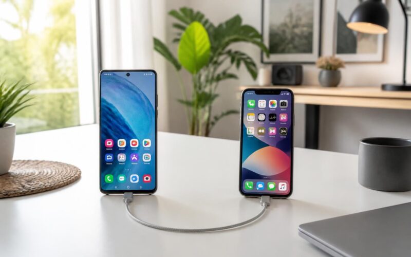 scopri come trasferire facilmente tutti i tuoi dati da android a iphone senza perdere nulla, con una guida passo passo semplice e veloce.