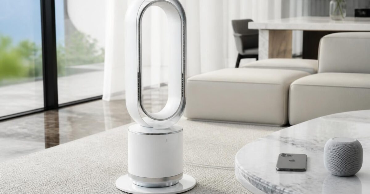 scopri il ventilatore intelligente che dura fino a 70 ore senza ricarica, progettato per integrarsi perfettamente con apple home per un comfort senza interruzioni.