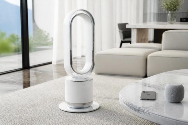 scopri il ventilatore intelligente che dura fino a 70 ore senza ricarica, progettato per integrarsi perfettamente con apple home per un comfort senza interruzioni.