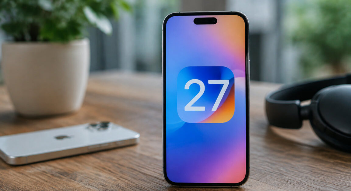 ios 27 novità e iPhone compatibili mostrati su uno schermo