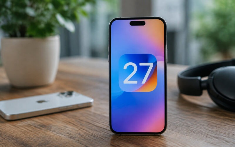 ios 27 novità e iPhone compatibili mostrati su uno schermo