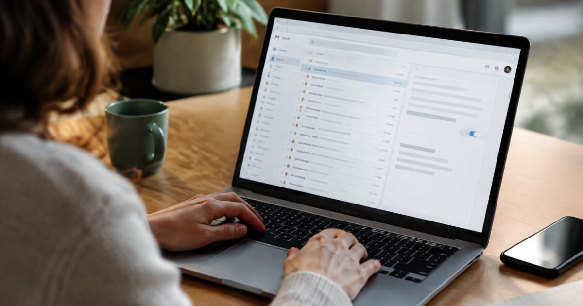 Schermata delle impostazioni per impostare risposta automatica email in Gmail e Outlook