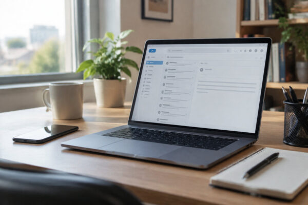 Schermata di registrazione che mostra come creare un account email passo dopo passo