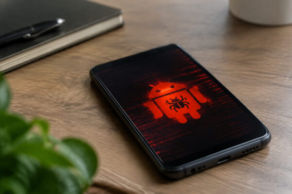 Smartphone economico con il midnight mimosa malware android preinstallato in fabbrica