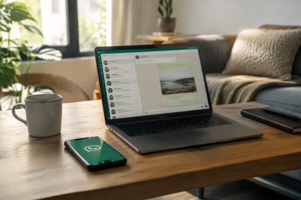 Schermata di whatsapp login sistema aggiornato richiesto su smartphone con avviso di blocco